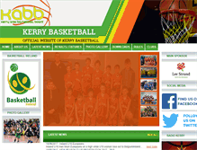 Tablet Screenshot of kerrybasketball.ie